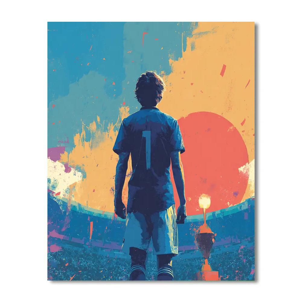 Japan Fifa 2026 Dawn paint by numbers