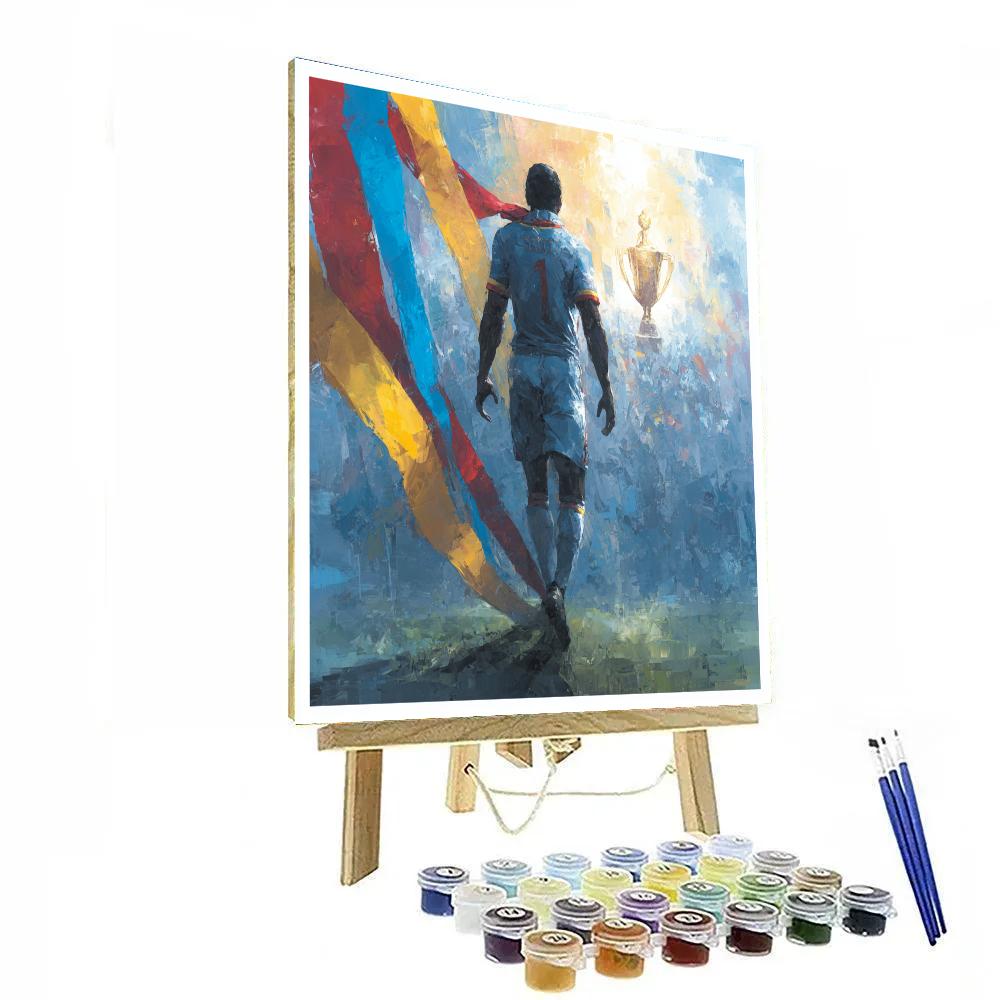Cabo Verde Fifa 2026 Breeze Number painting