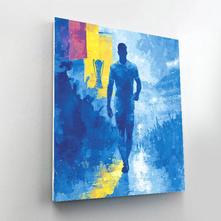 Curaçao Fifa 2026 Blue painting number kit