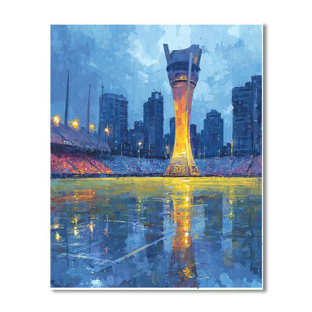 Seattle Fifa 2026 Rainlight paint by number
