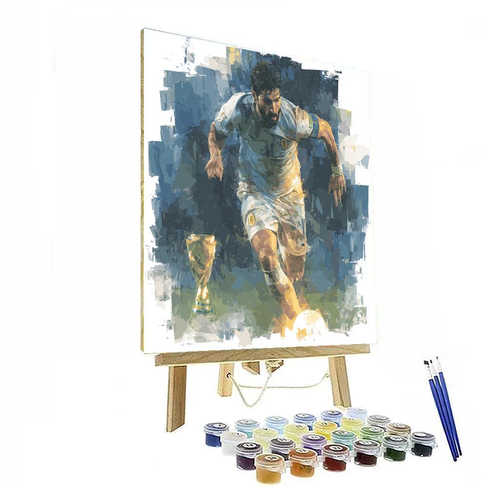 Fifa 2026 Valverde Flame Painting by numbers kit