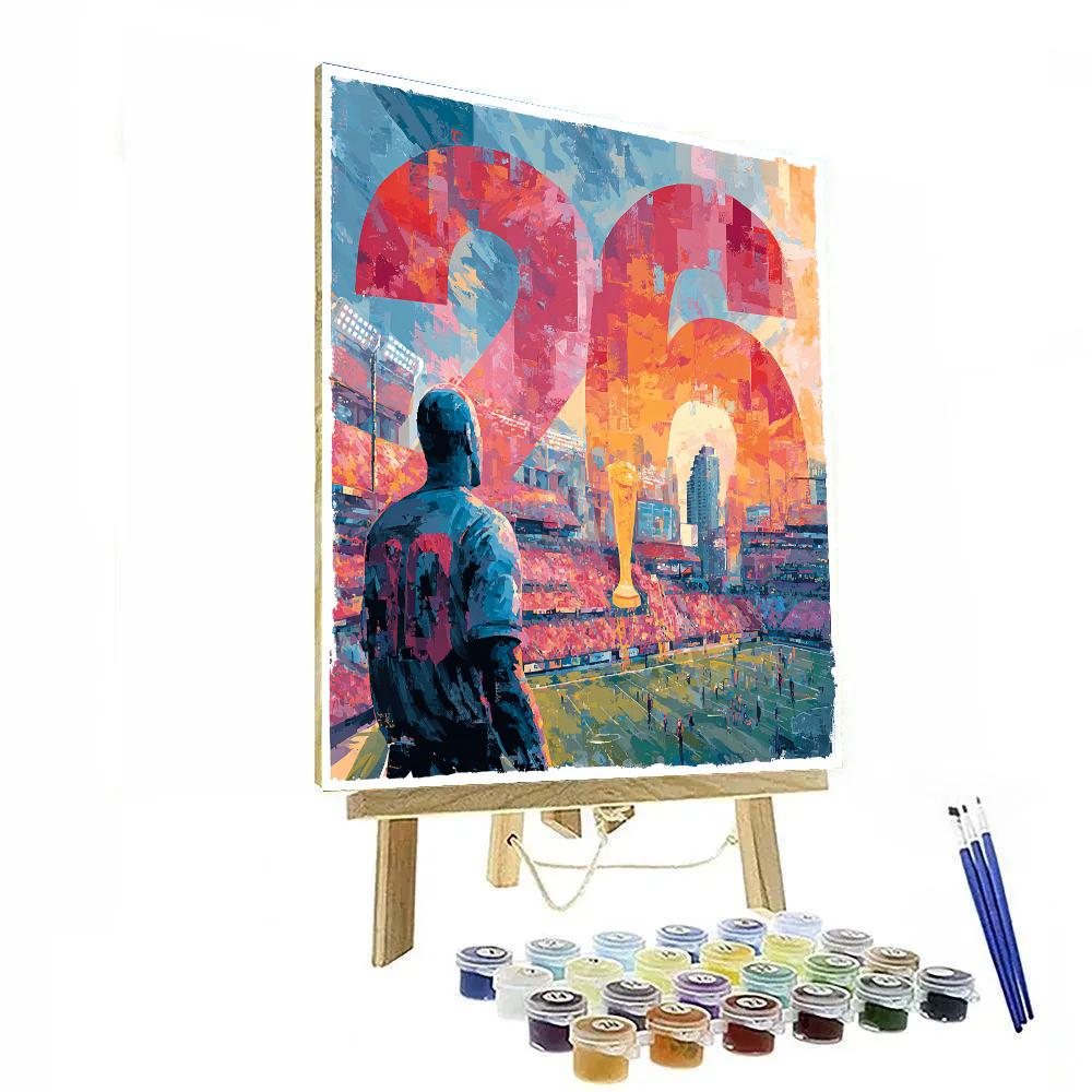 Canada Fifa 2026 Northlight Paint by numbers kits