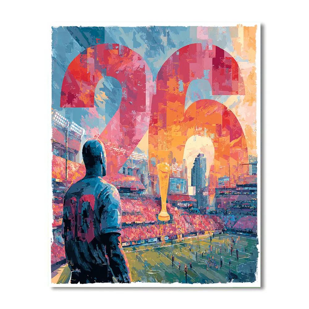 Canada Fifa 2026 Northlight Paint by numbers kits