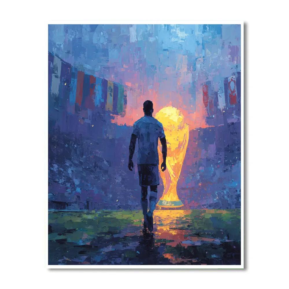 Uzbekistan Fifa 2026 Dawn paint by number