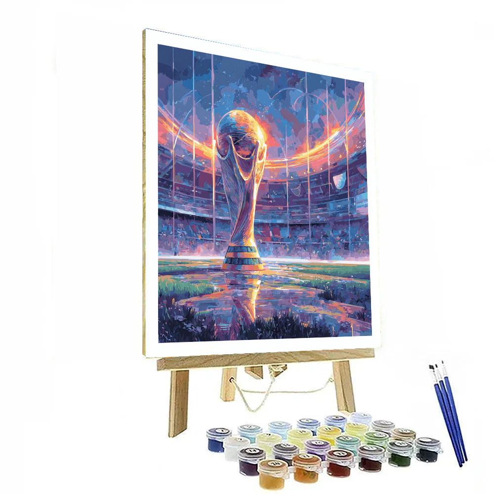Miami Fifa 2026 Reflection painting number kit