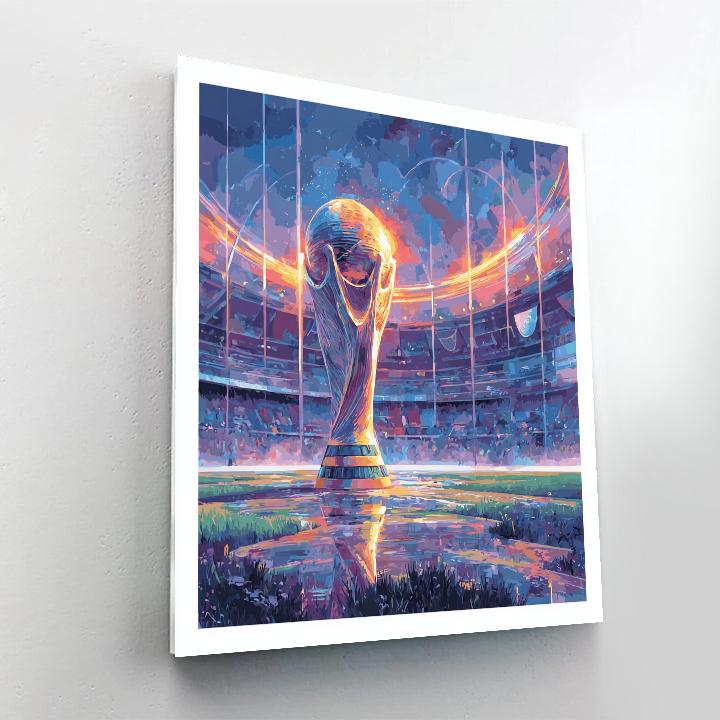 Miami Fifa 2026 Reflection painting number kit