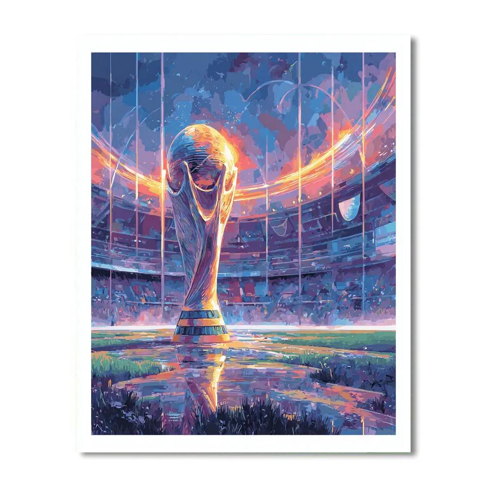 Miami Fifa 2026 Reflection painting number kit