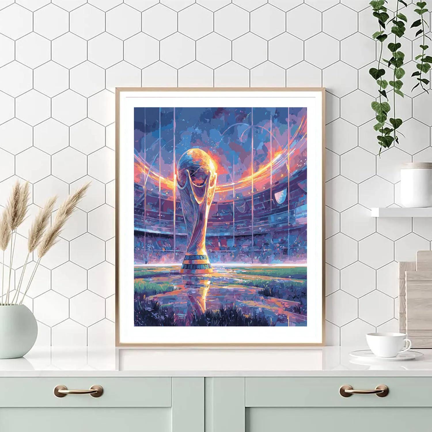 Miami Fifa 2026 Reflection painting number kit