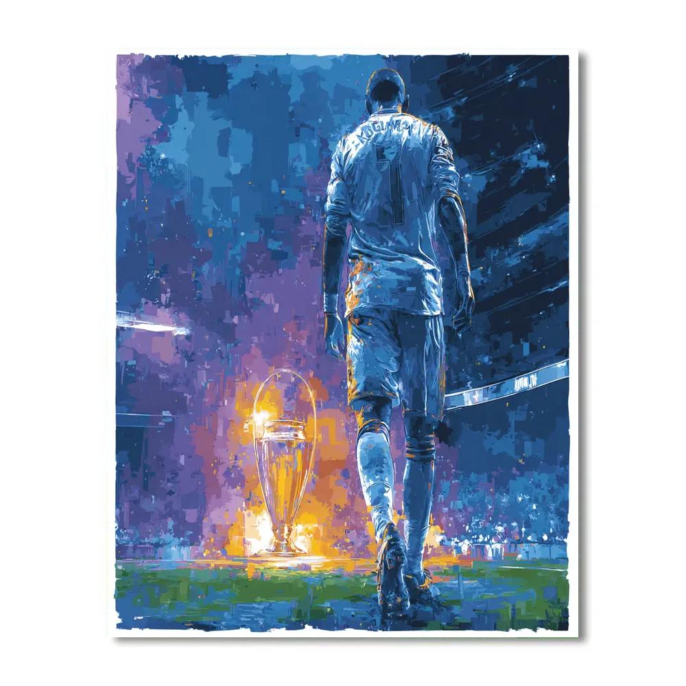 Haaland Fifa 2026 Ice Paint by numbers art