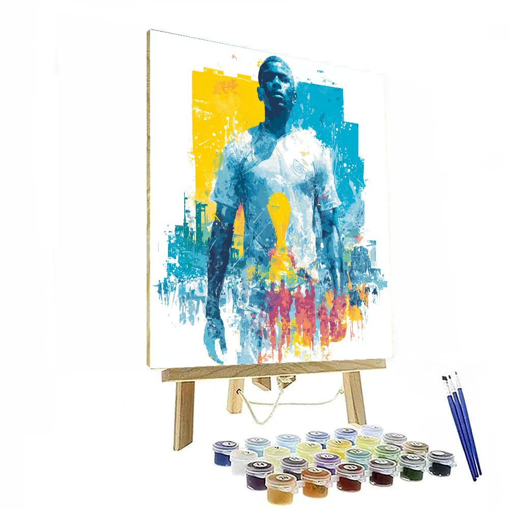 Curaçao Fifa 2026 Blue paint by number