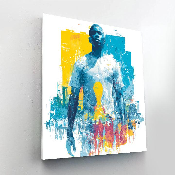 Curaçao Fifa 2026 Blue paint by number