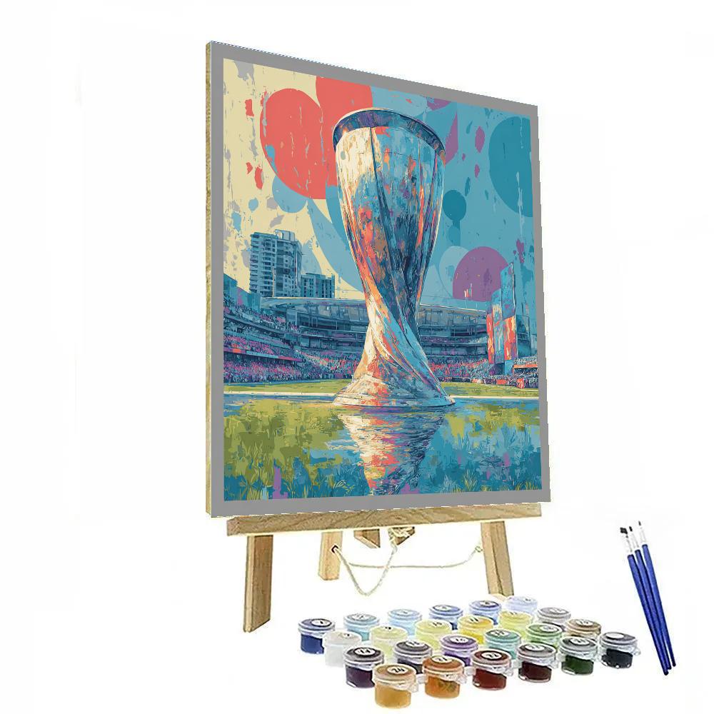 Miami Fifa 2026 Reflection Number painting