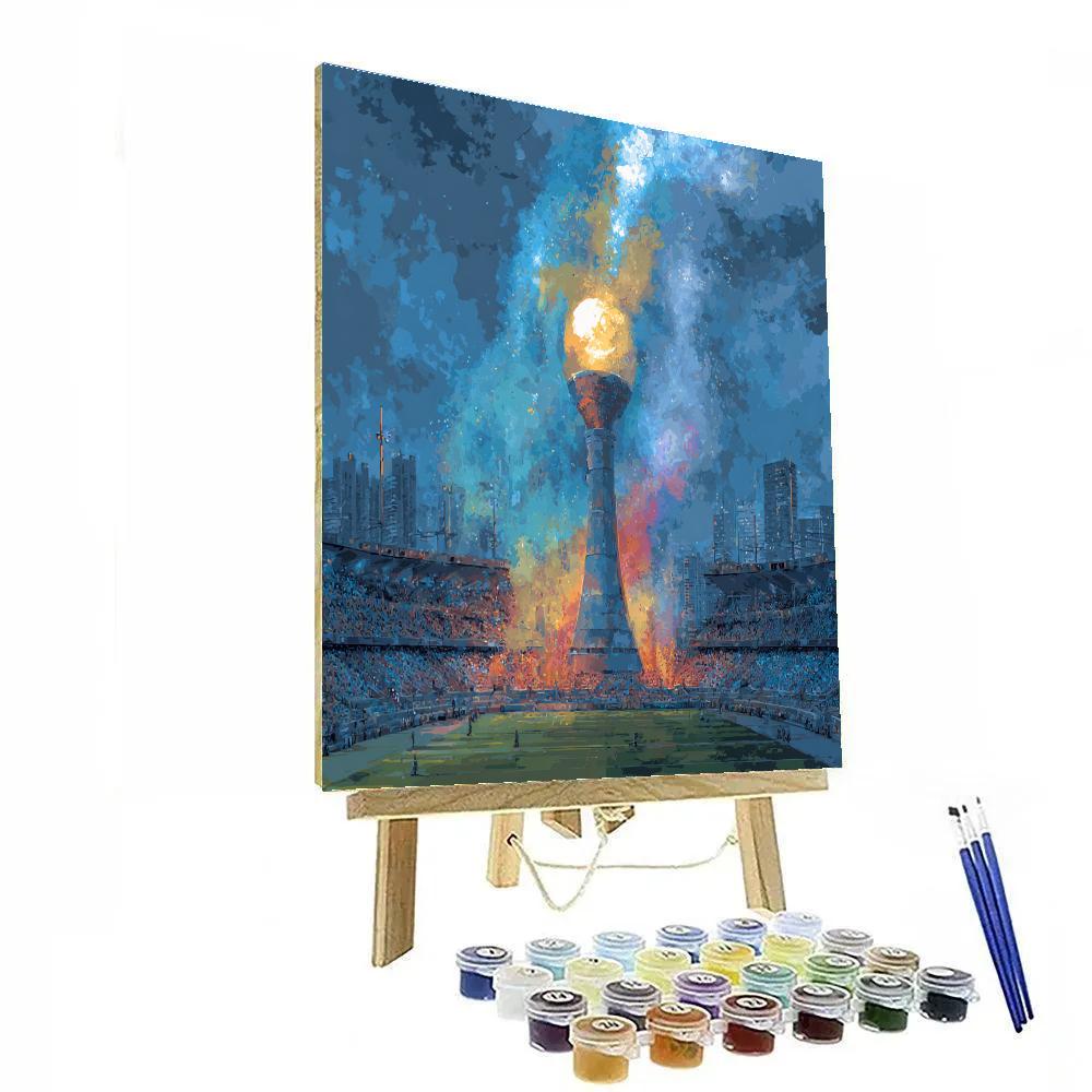 Fifa 2026 Trophy North Stars paint by number