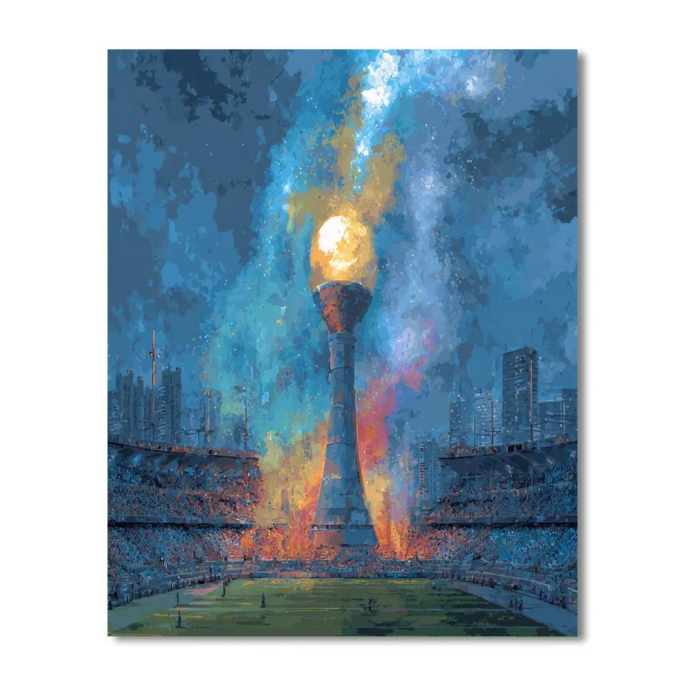 Fifa 2026 Trophy North Stars paint by number