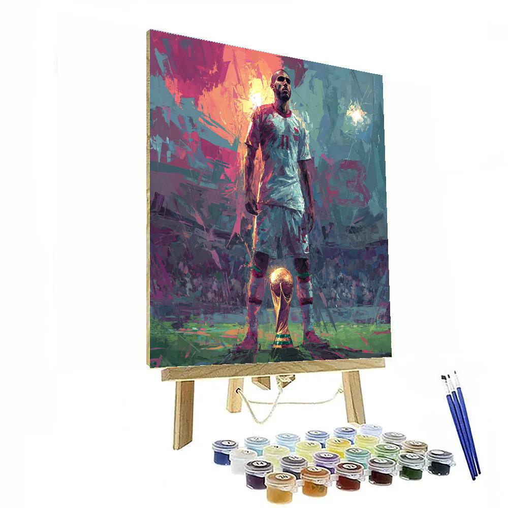 Hakimi Fifa 2026 Atlas DIY paint by numbers
