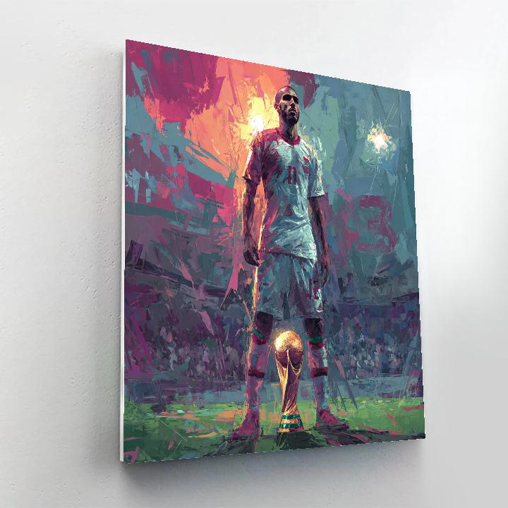 Hakimi Fifa 2026 Atlas DIY paint by numbers