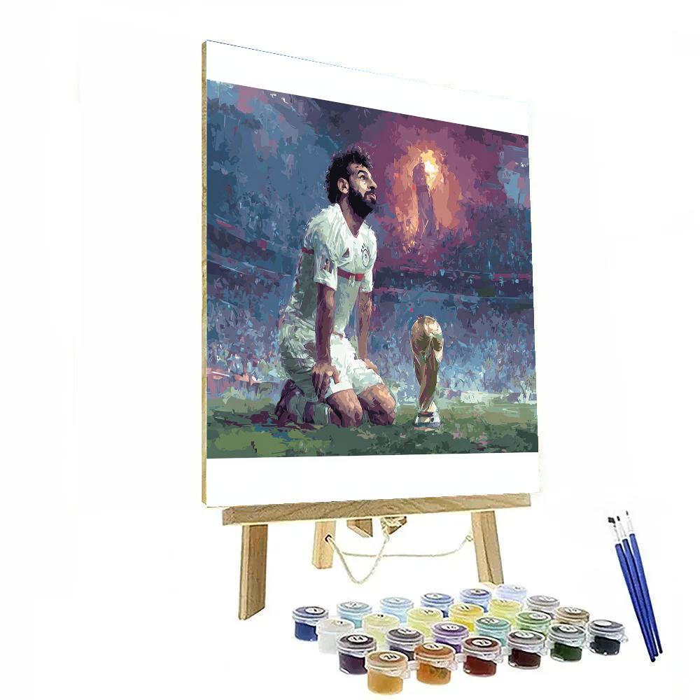 Fifa 2026 Salah Lights Number painting
