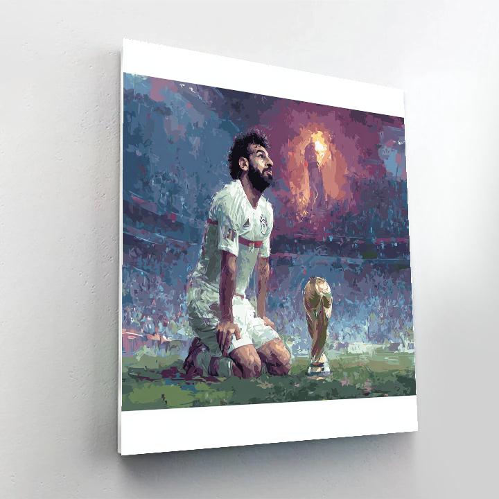 Fifa 2026 Salah Lights Number painting