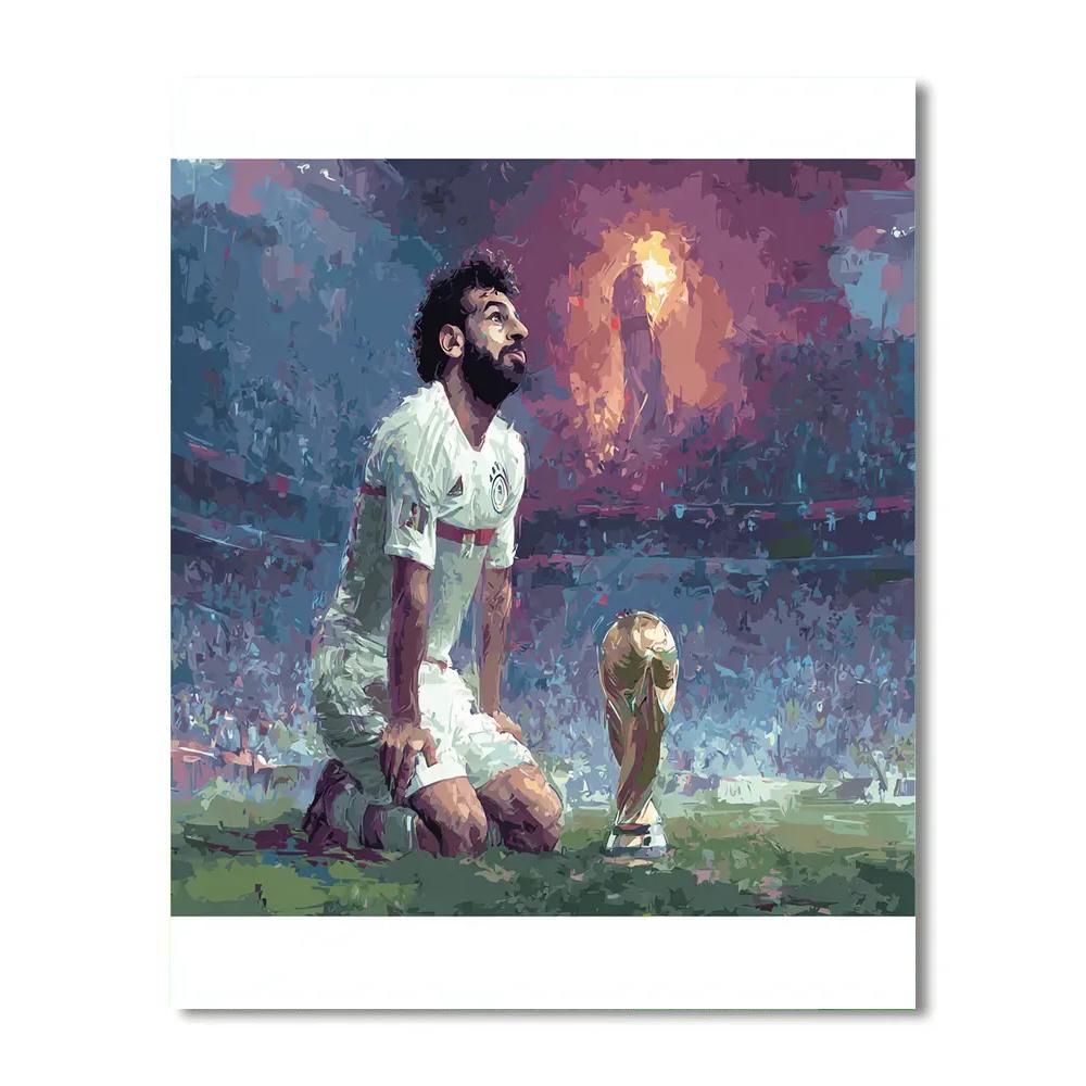 Fifa 2026 Salah Lights Number painting