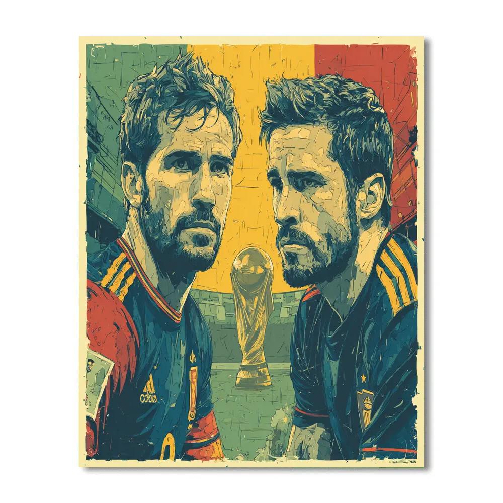 Fifa 2026 Portugal Vs Colombia paint by color