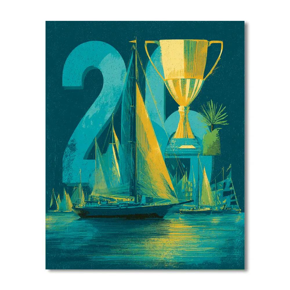 Curaçao Fifa 2026 Blue paint by numbers