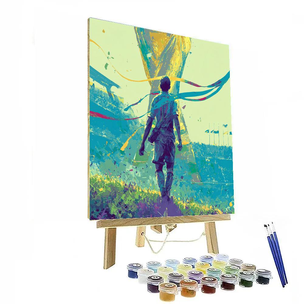 Uzbekistan Fifa 2026 Dawn Paint by numbers art