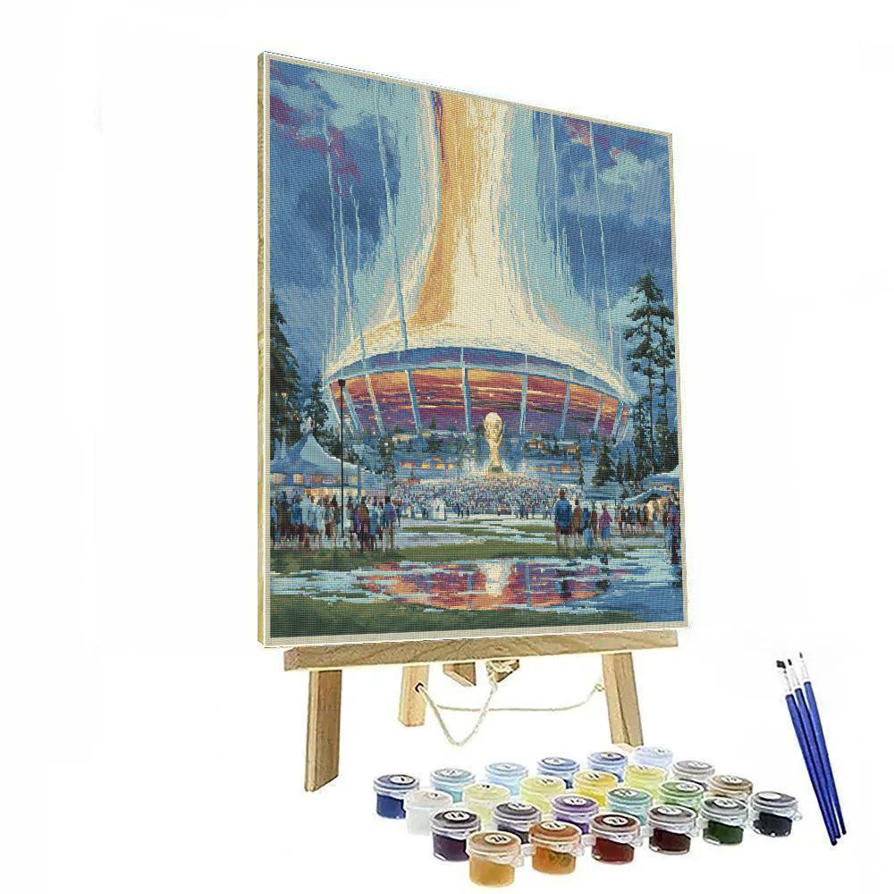 Seattle Fifa 2026 Rainlight Numbered painting kits