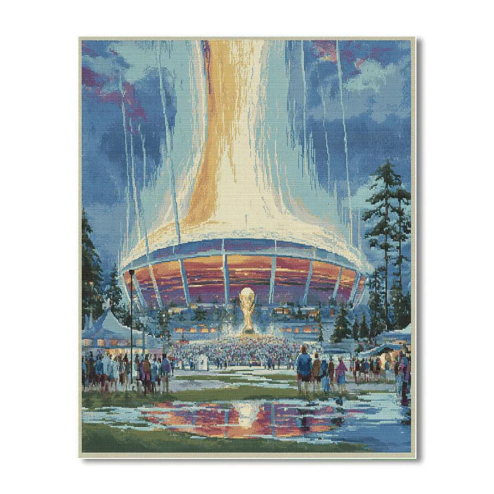 Seattle Fifa 2026 Rainlight Numbered painting kits