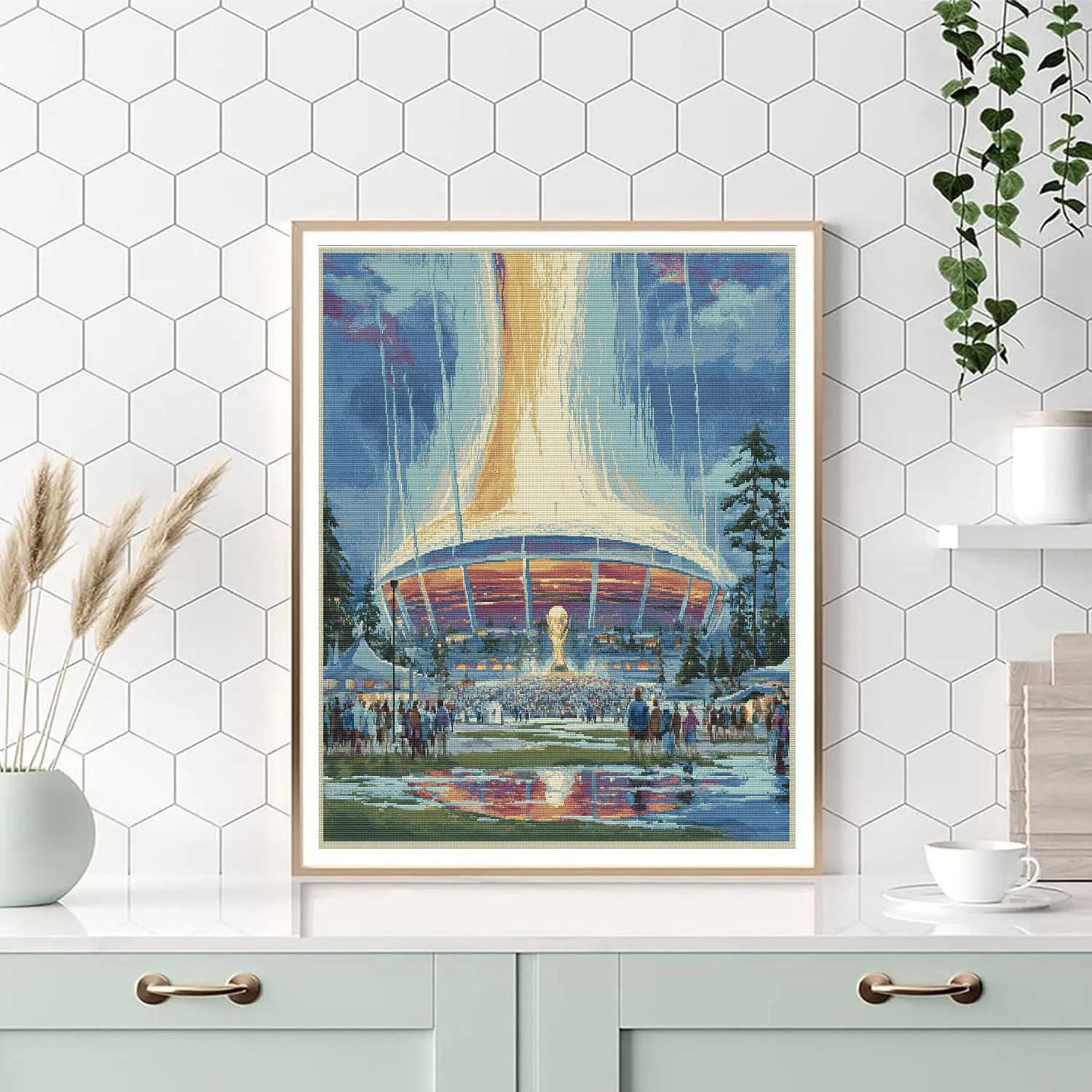 Seattle Fifa 2026 Rainlight Numbered painting kits