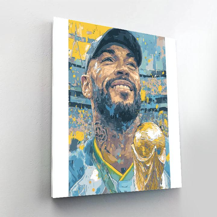 Ronaldinho Fifa 2026 Joy Numbered painting kits
