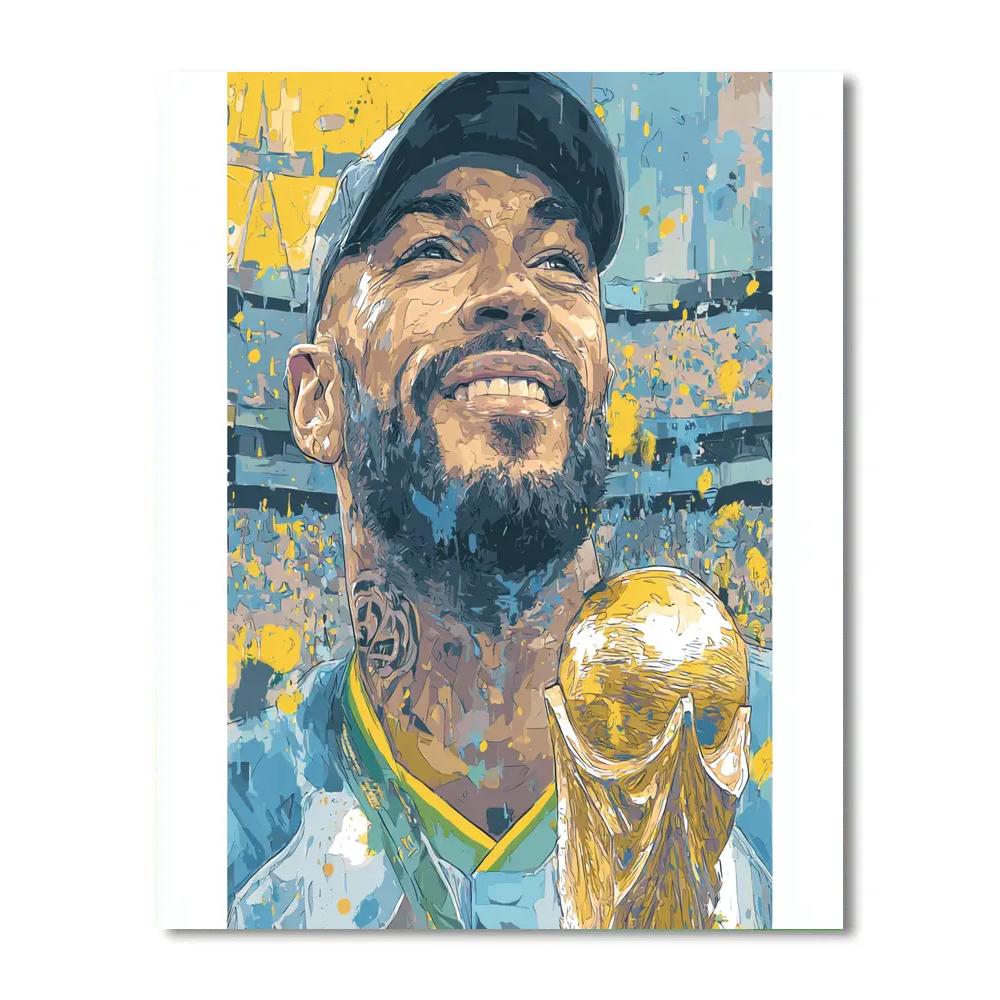 Ronaldinho Fifa 2026 Joy Numbered painting kits