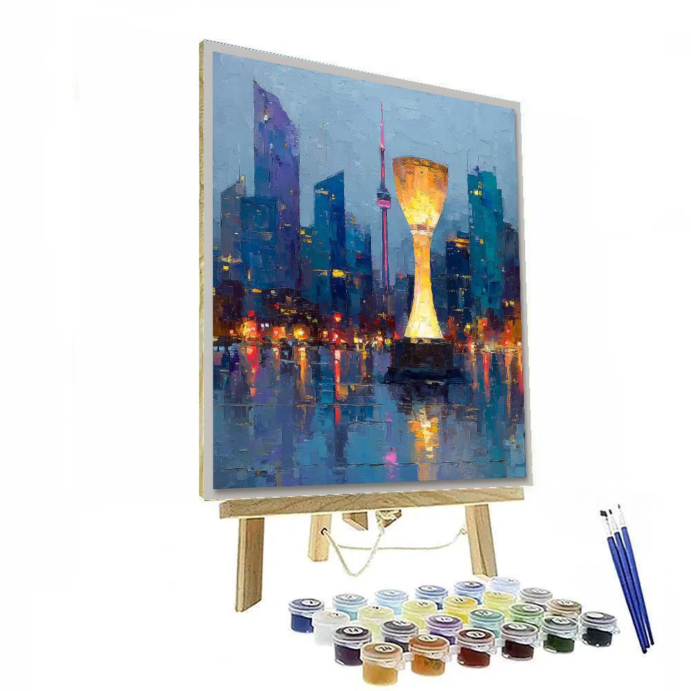 Toronto Fifa 2026 Glow DIY paint by numbers