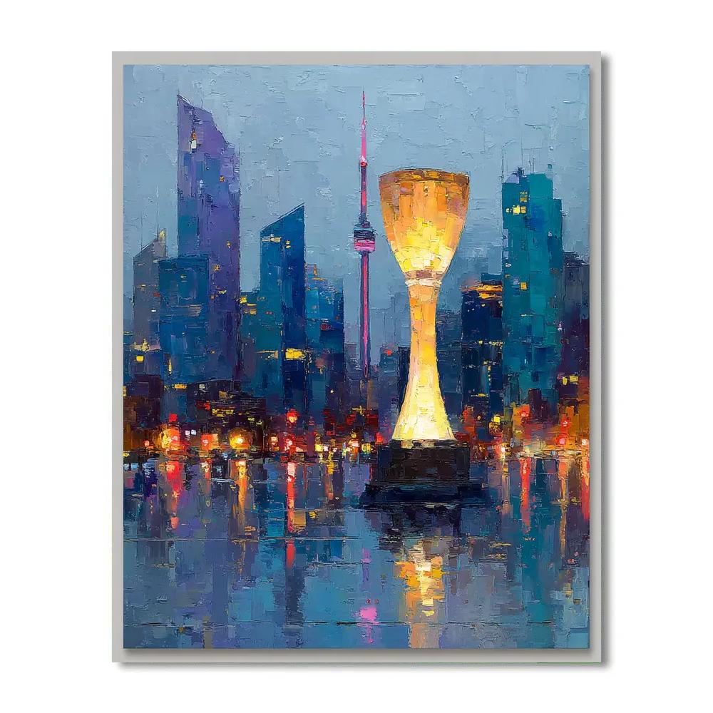 Toronto Fifa 2026 Glow DIY paint by numbers