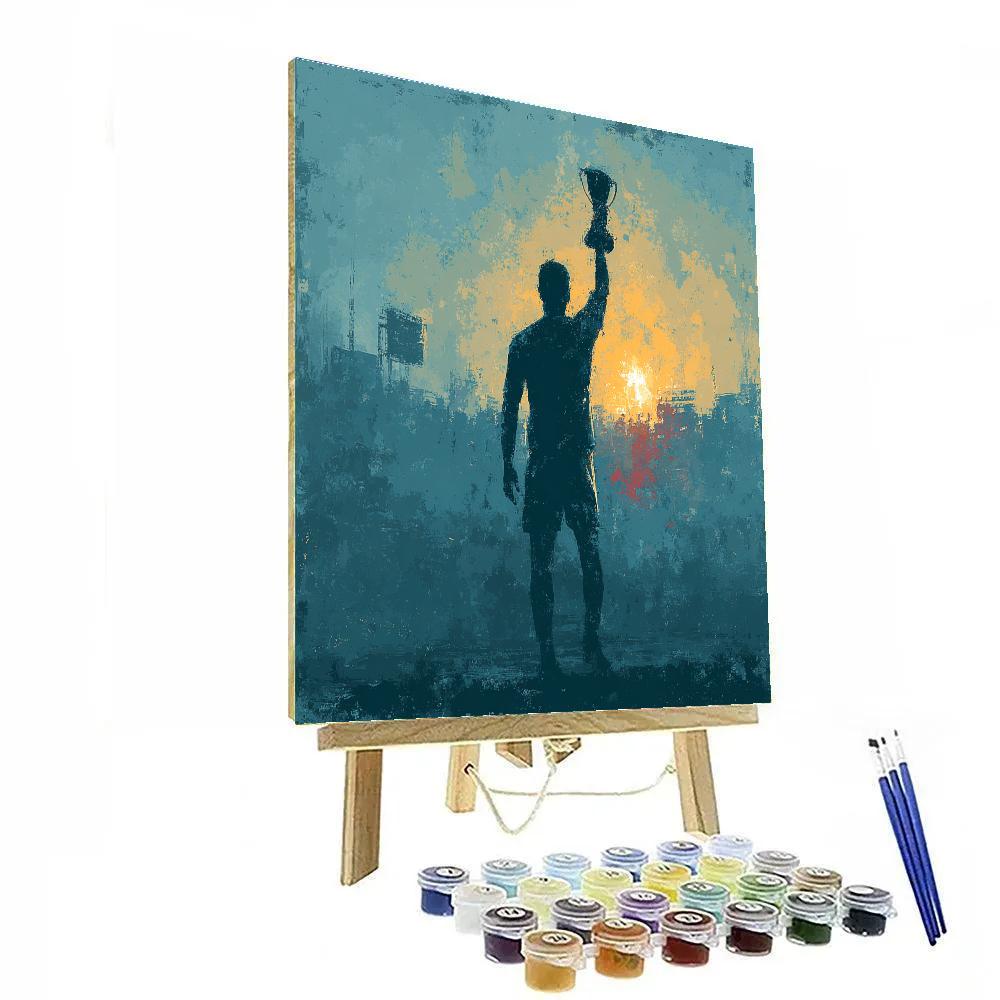 Uzbekistan Fifa 2026 Dawn painting number kit