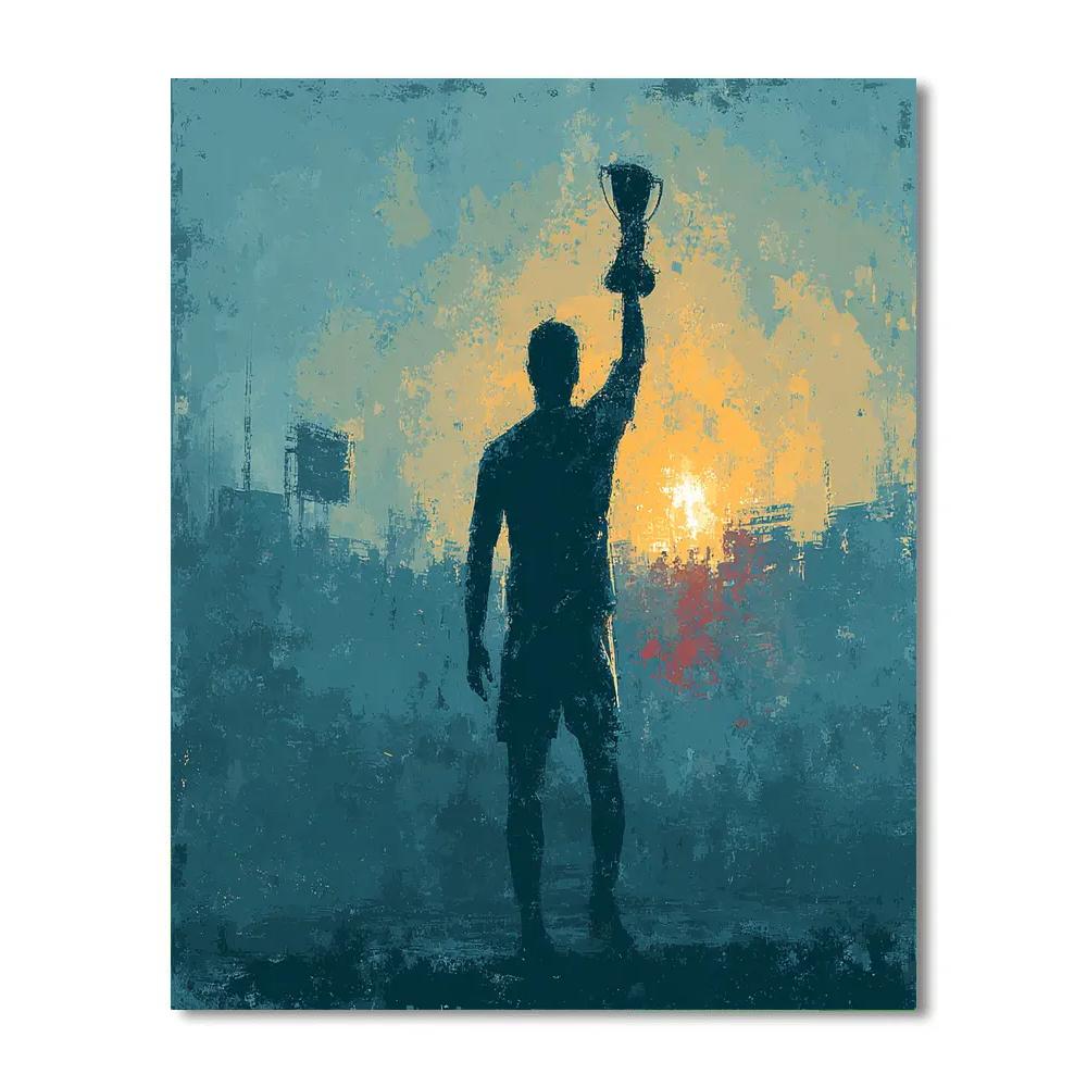 Uzbekistan Fifa 2026 Dawn painting number kit