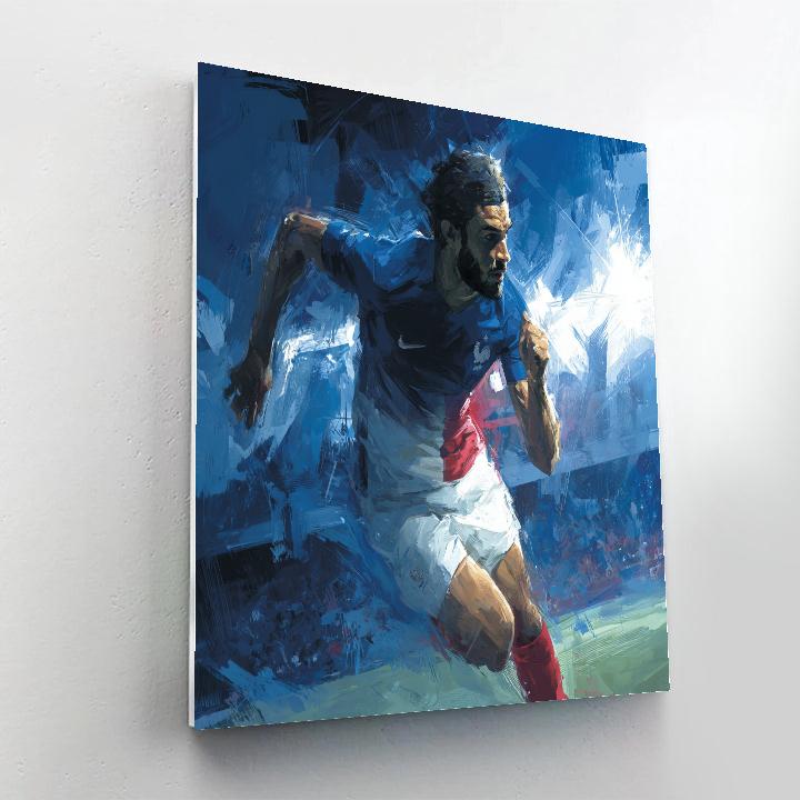 Fifa 2026 Mbappé Rush Paint by numbers art
