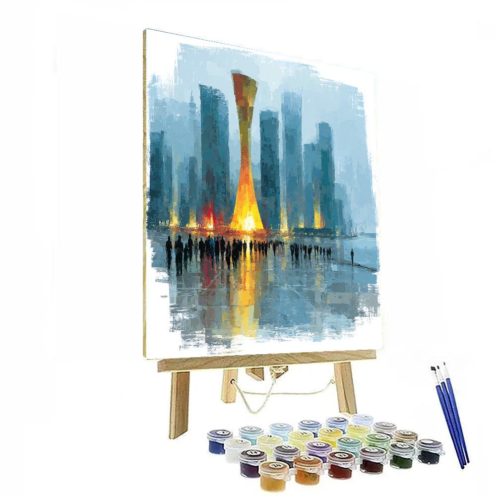 Vancouver Fifa 2026 Blue Numbered painting kits