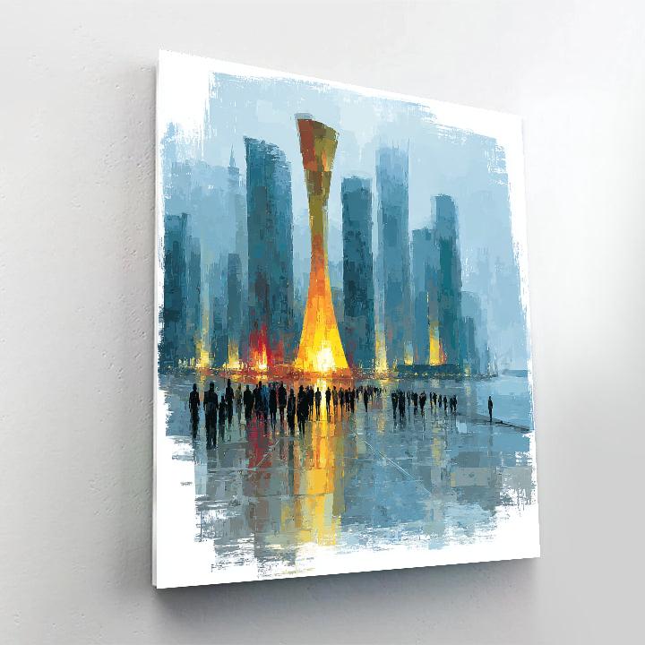Vancouver Fifa 2026 Blue Numbered painting kits