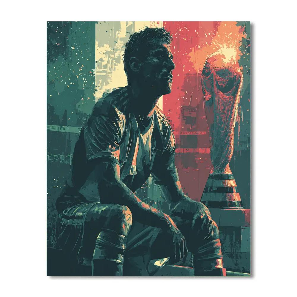 Iraq Fifa 2026 Flame Numbered painting kits
