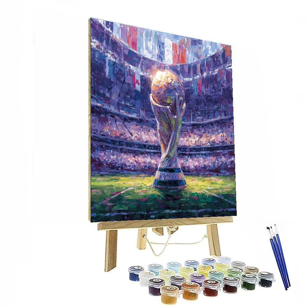 Fifa 2026 Global Trophy DIY paint by numbers