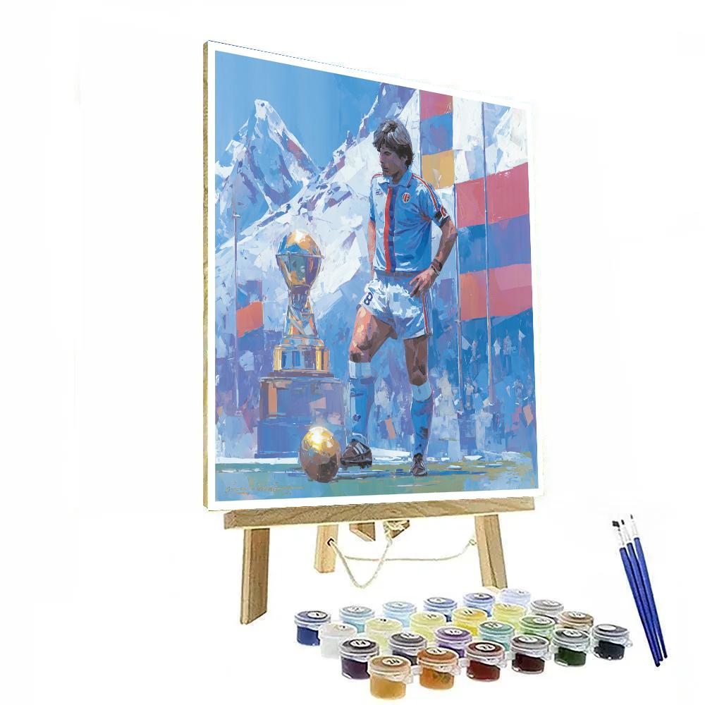 Fifa 2026 Haaland Ice paint by numbers