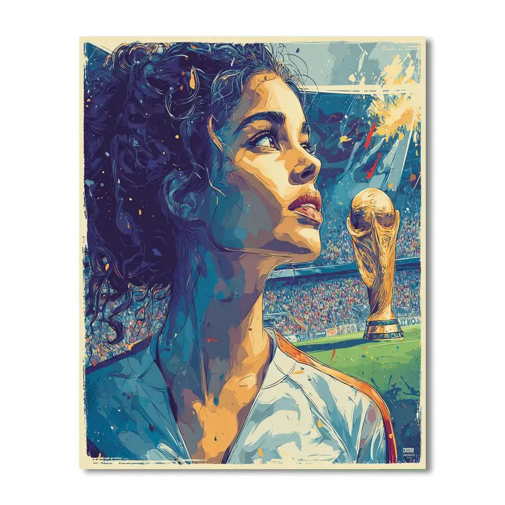 Zidane Fifa 2026 Legacy Paint by numbers art