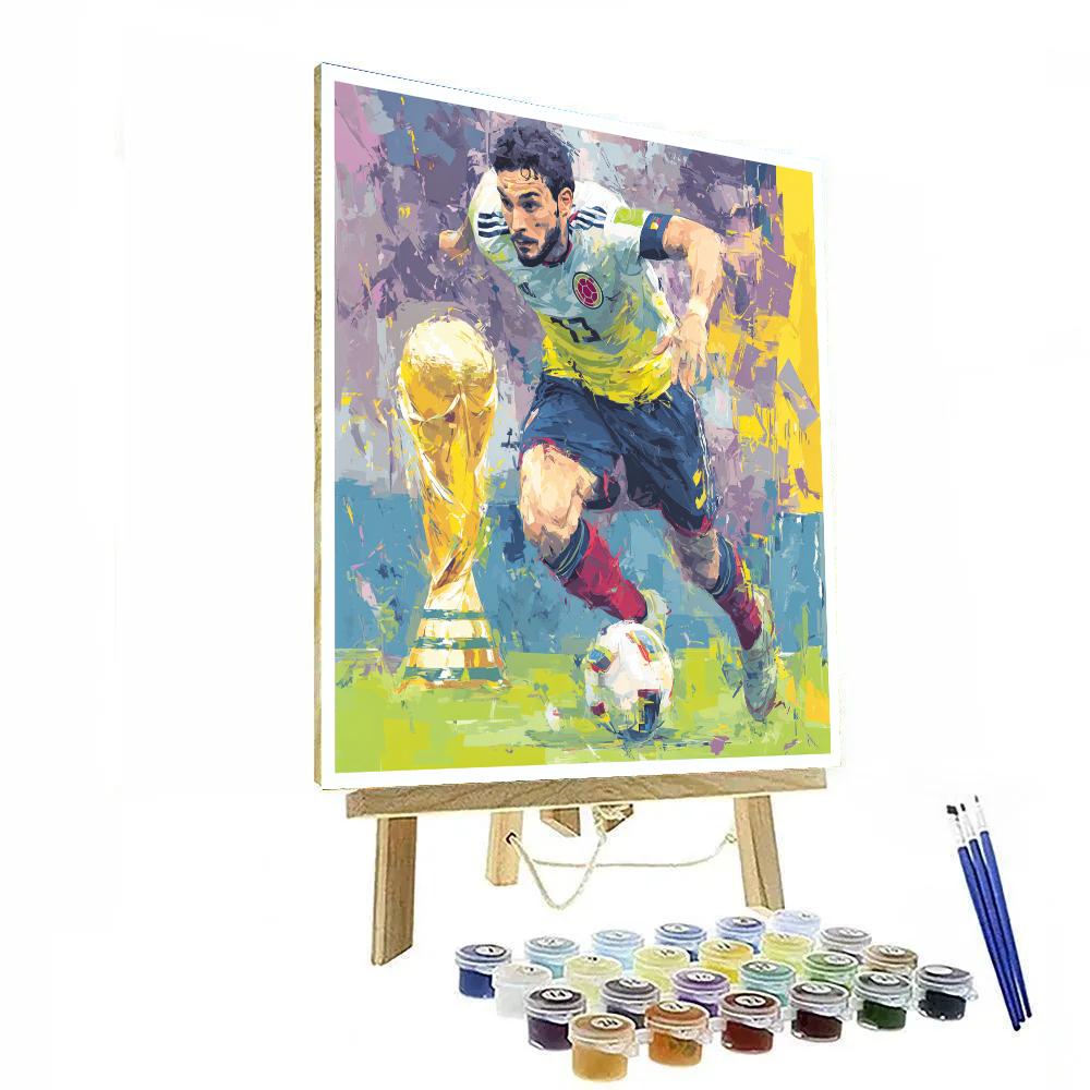 Luis Díaz Fifa 2026 Rhythm Paint by numbers art