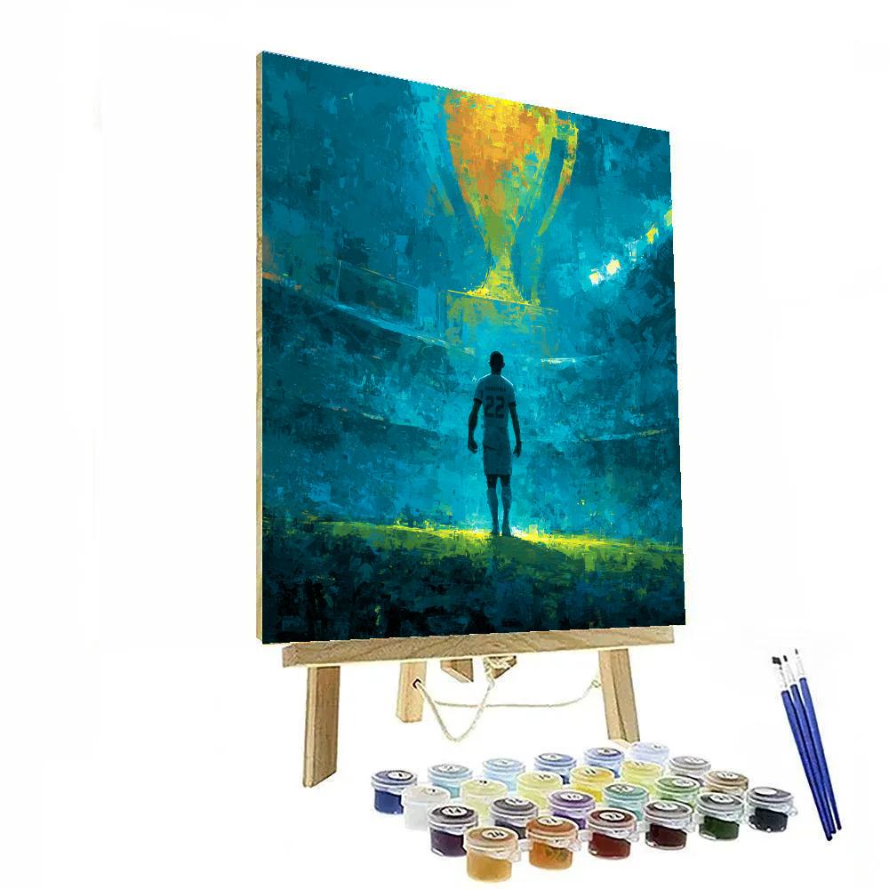 Curaçao Fifa 2026 Blue Numbered painting kits