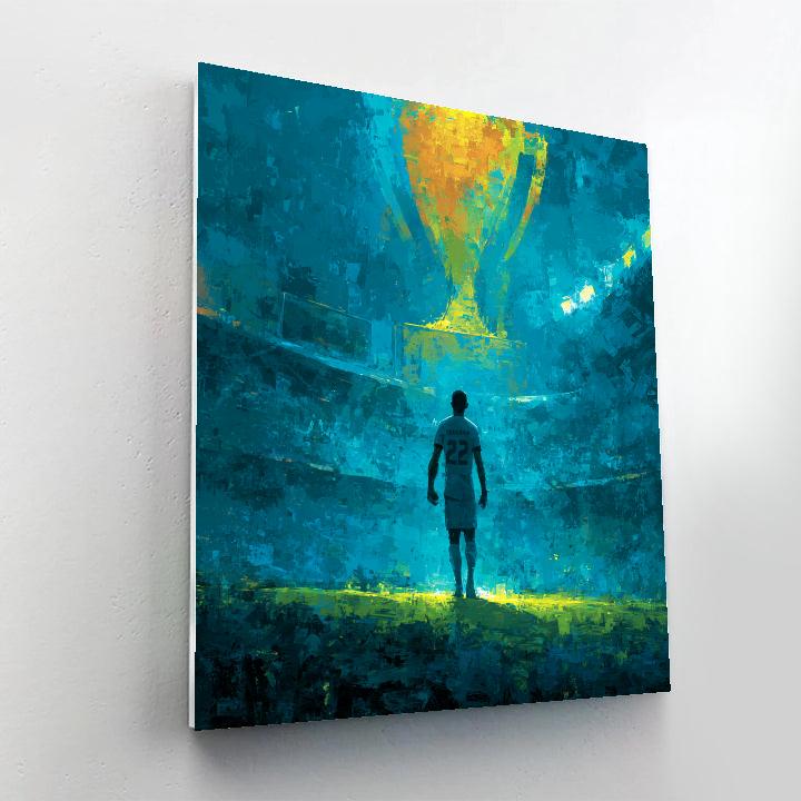 Curaçao Fifa 2026 Blue Numbered painting kits
