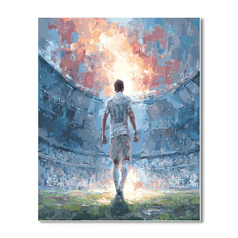 Uzbekistan Fifa 2026 Dawn DIY paint by numbers