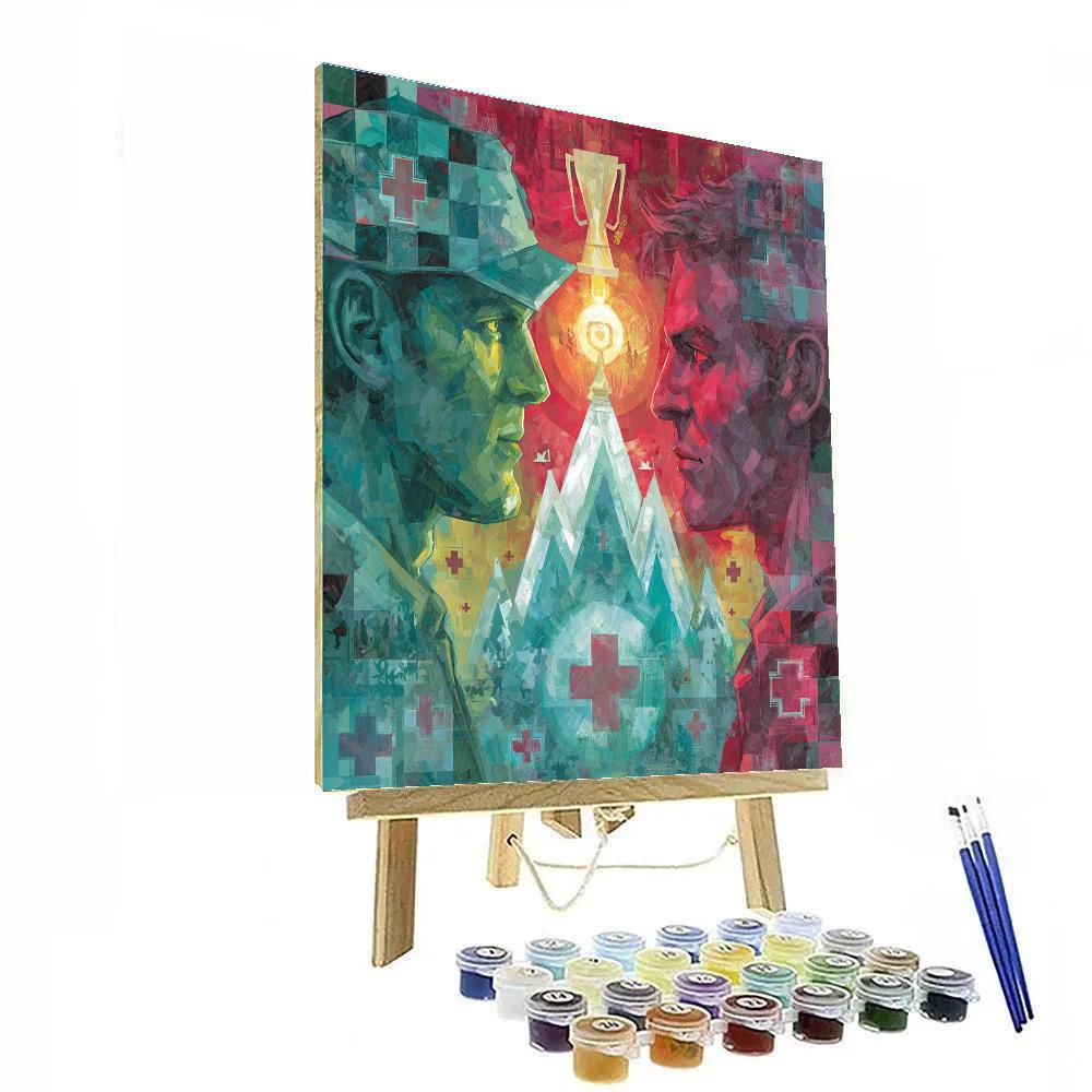 Fifa 2026 Canada Vs Switzerland Numbered painting kits