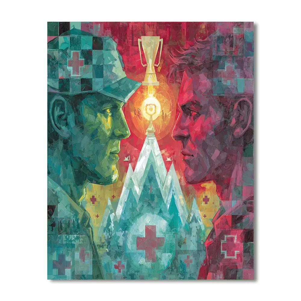 Fifa 2026 Canada Vs Switzerland Numbered painting kits