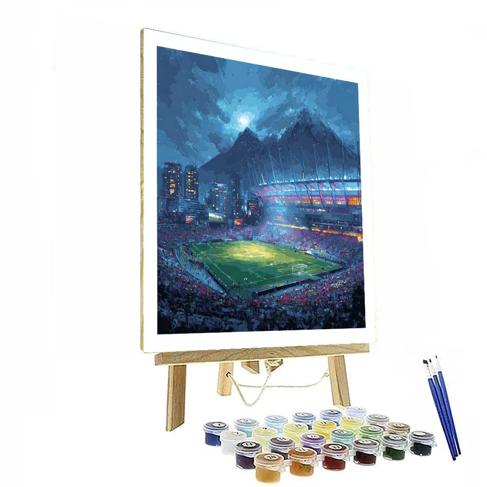 Vancouver Fifa 2026 Blue paint by numbers