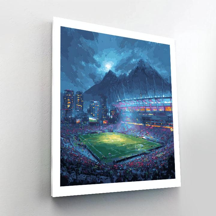 Vancouver Fifa 2026 Blue paint by numbers